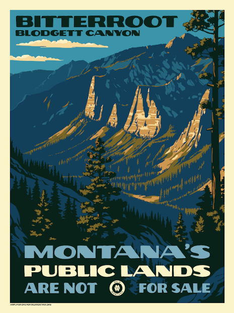 WILD MONTANA NOT FOR SALE FINE ART PRINT