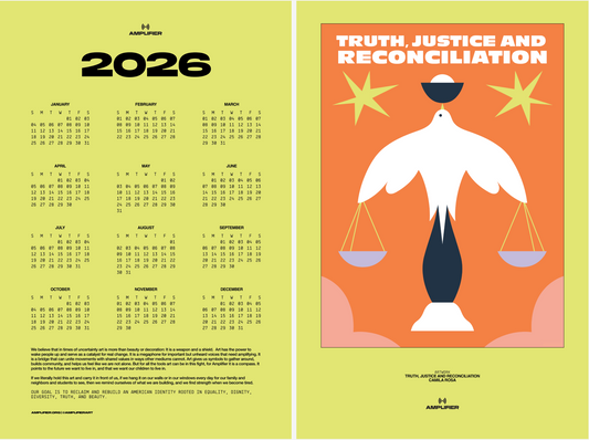 PRE ORDER: Amplifier Evergreen Monthly Calendar