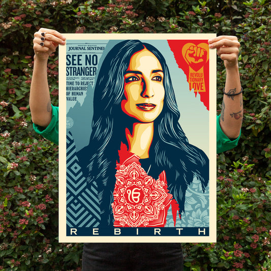 "REBIRTH" Signed & Numbered Silkscreen by Shepard Fairey
