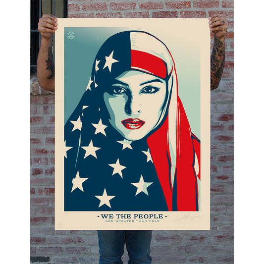 GREATER THAN FEAR LG FORMAT SIGNED AP SILKSCREEN