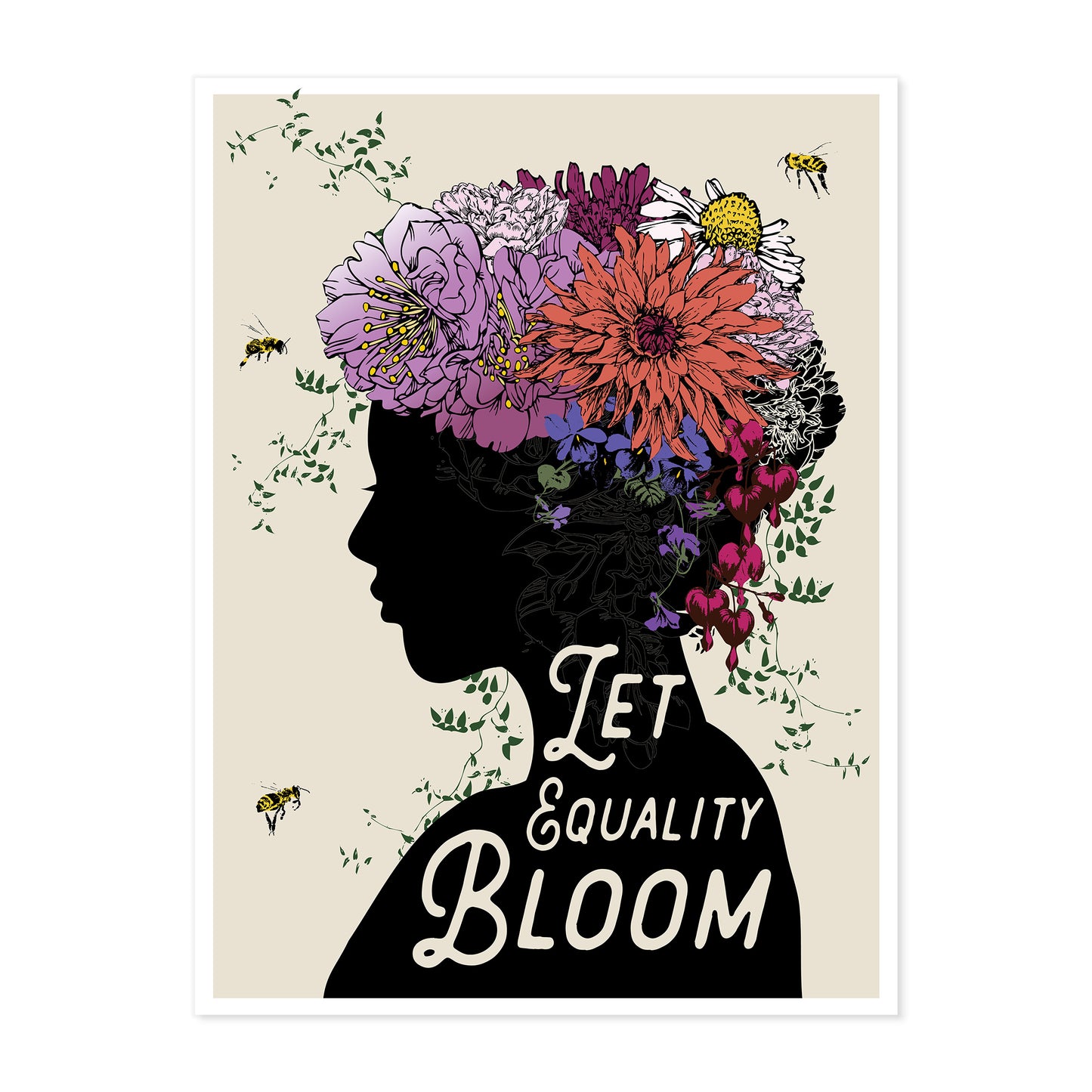 LET EQUALITY BLOOM FINE ART PRINT