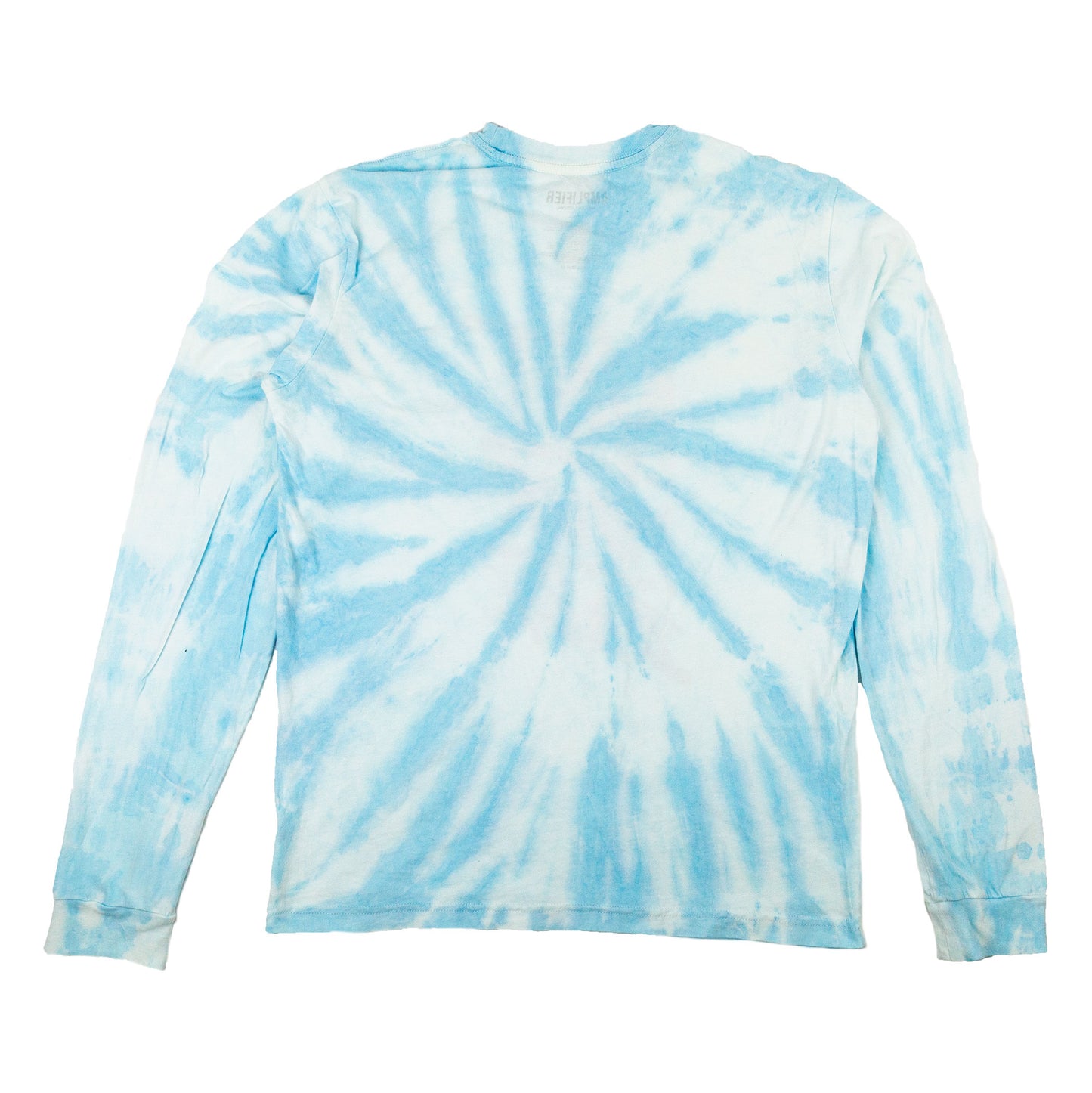 NOT YOUR BABY BLUE TIE DYE LONG SLEEVE T-SHIRT
