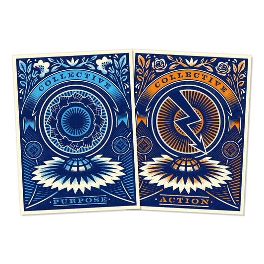 SIGNED LIMITED EDITION POWER OF A COLLECTIVE SILKSCREENS BY THOMAS WIMBERLY