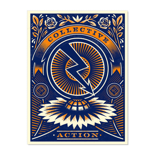 SIGNED LIMITED EDITION POWER OF A COLLECTIVE SILKSCREENS BY THOMAS WIMBERLY
