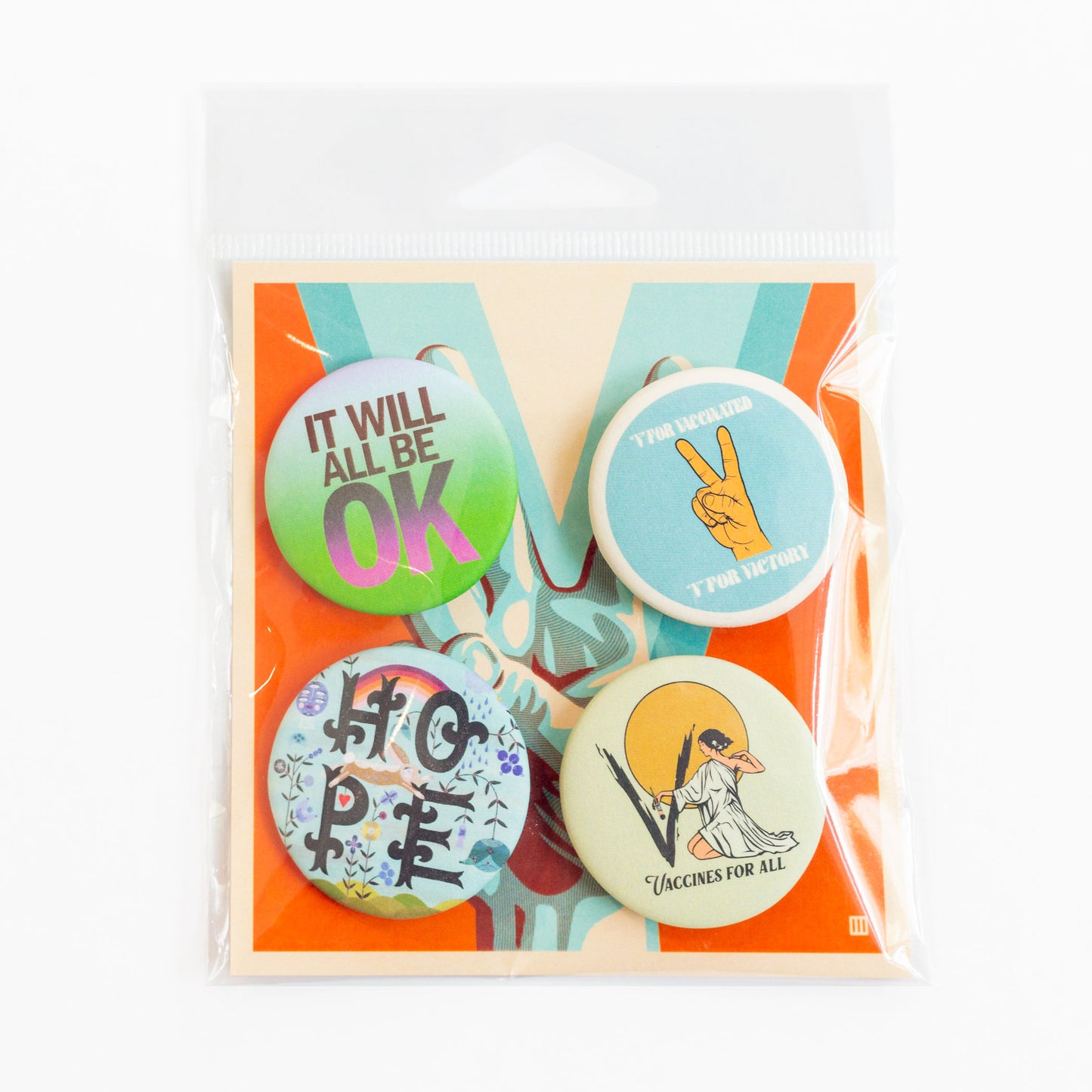 #VACCINATED BUTTON PACK