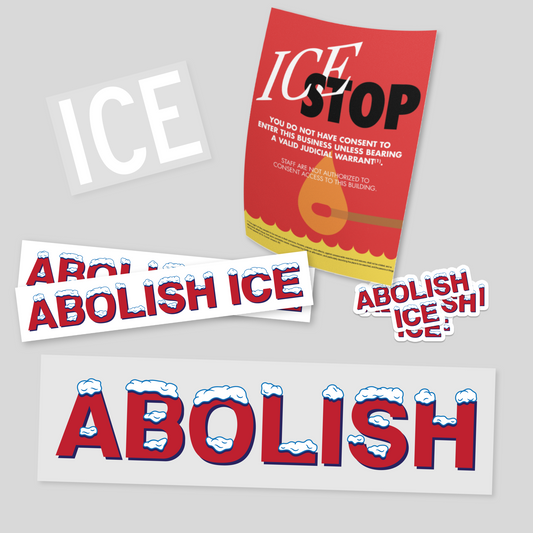 ABOLISH ICE STICKER PACK PRESALE