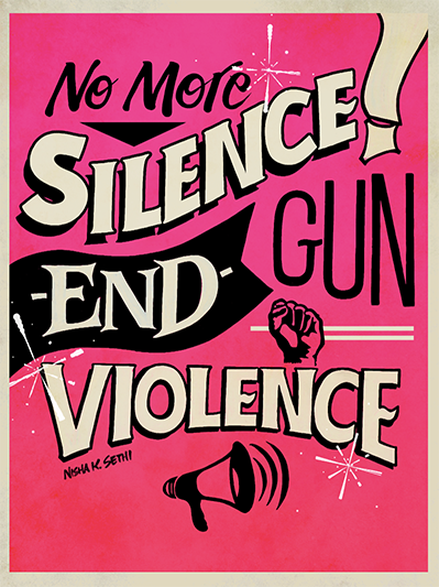 NO MORE SILENCE FINE ART PRINT