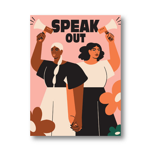 Speak Out Fine Art Print by Camila Rosa