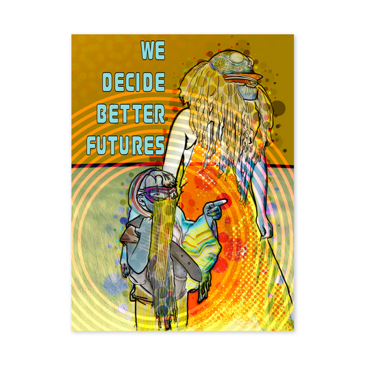 US@250 NORTH DAKOTA FINE ART PRINT BY CANNUPA HANSKA LUGER