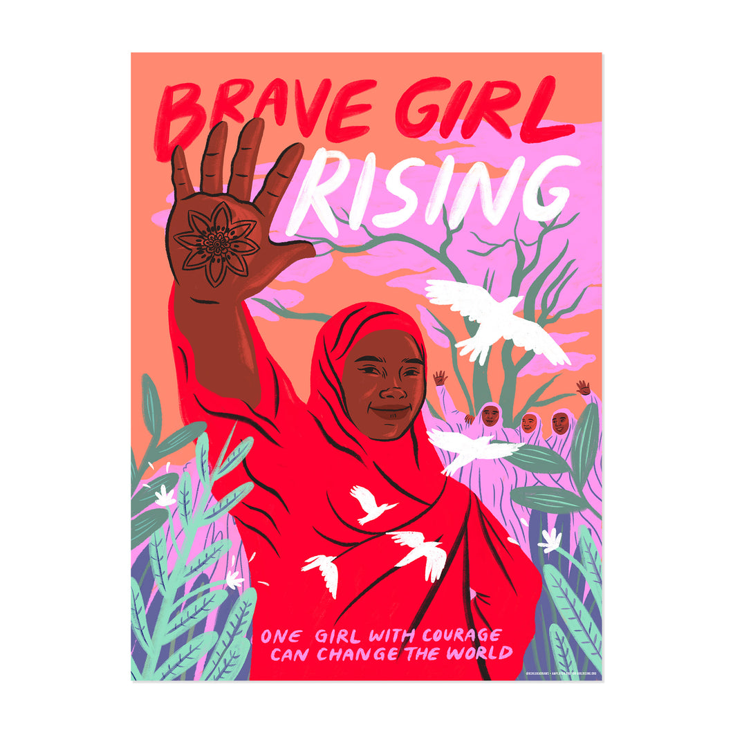 BRAVE GIRL RISING FINE ART PRINT