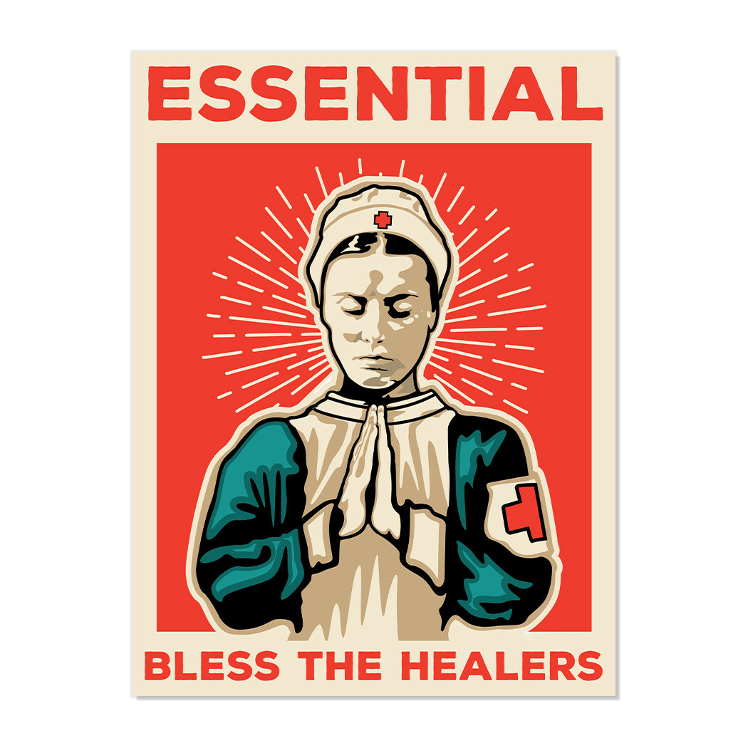 ESSENTIAL BLESS THE HEALERS FINE ART PRINT