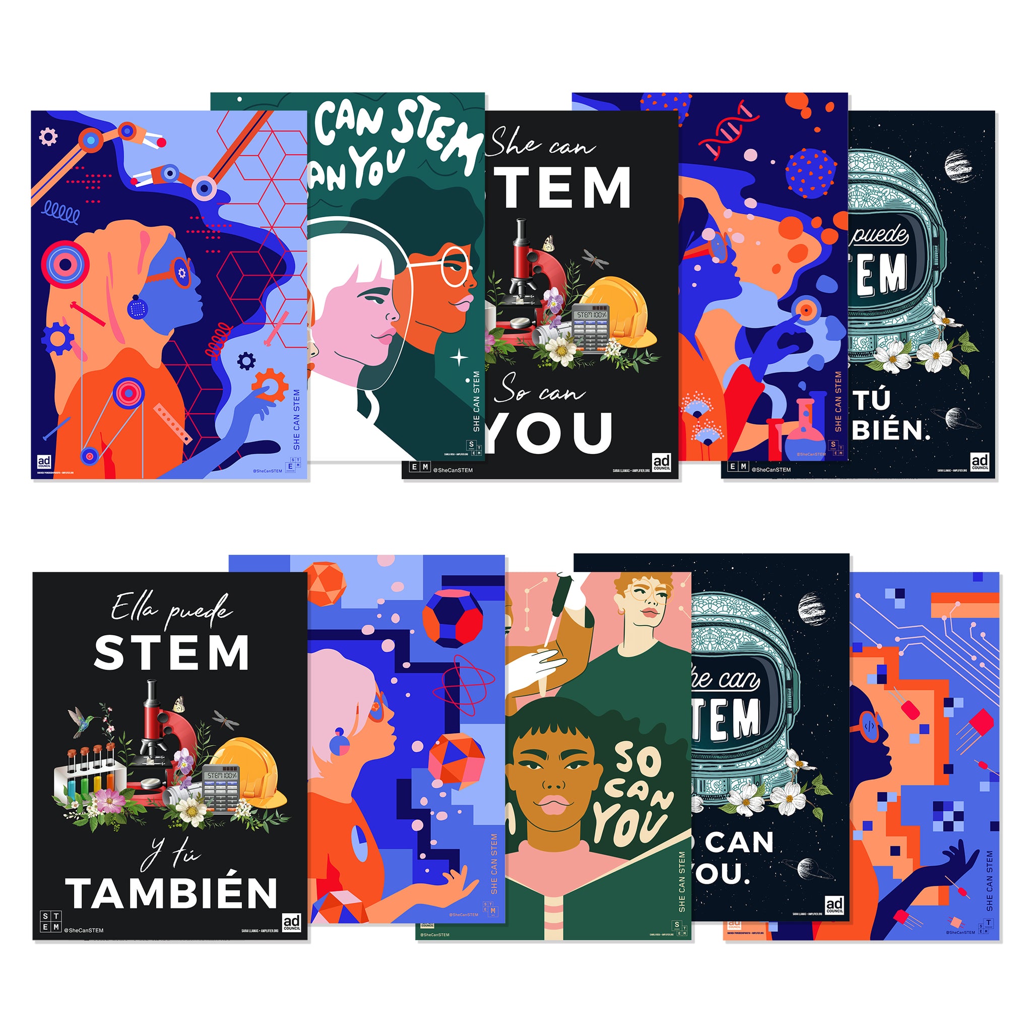 SHE CAN STEM POSTER PACK – Amplifier Store