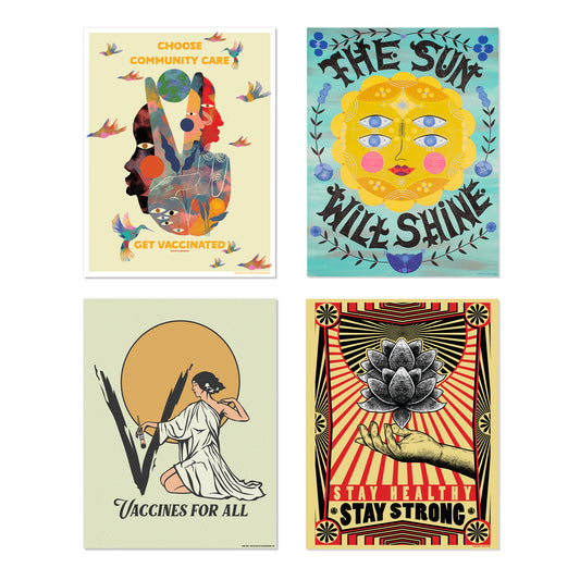 #VACCINATED POSTER PACK