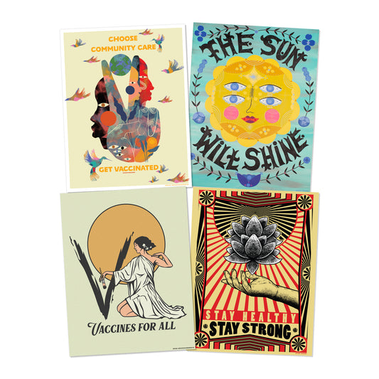 #VACCINATED POSTER PACK