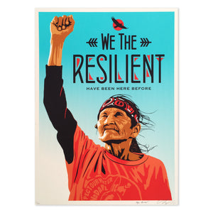 WE THE RESILIENT SIGNED AP SILKSCREEN