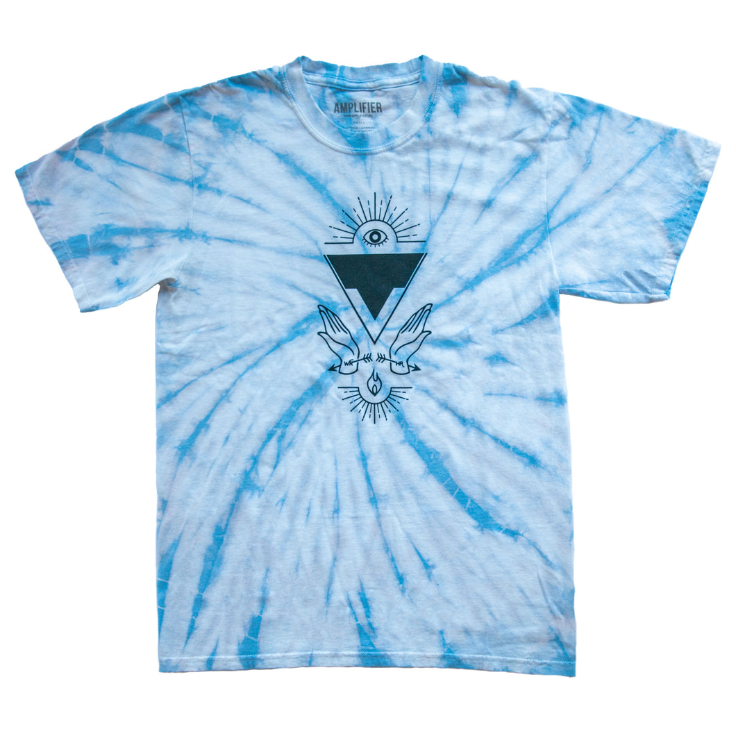 HUMANS RIGHTS TIE DYE T-SHIRT